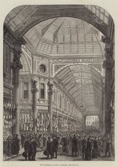 Nuevo Mercado de Leadenhall, Interior de Frank Watkins